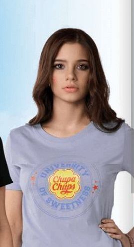 Nowa liliowa bluzka chupa chups rozmiar S