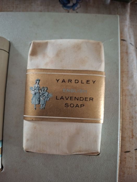 Yardley set muito antigo na caixa perfume perfumaria vintage