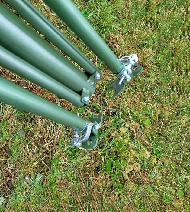 Щогла телескопічна 6 м, алюмінієва на затискних ручках