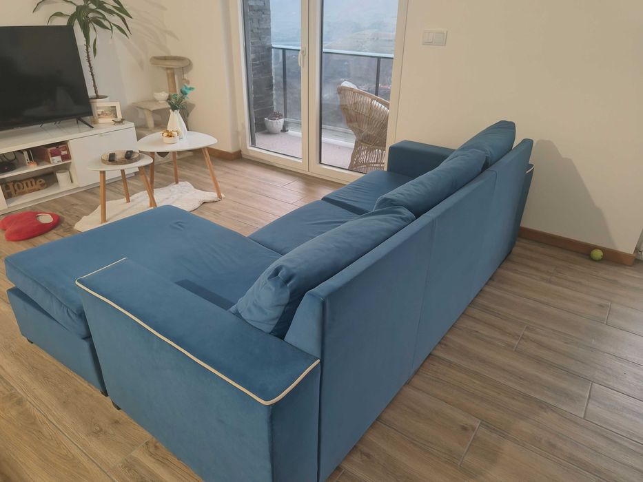 Sofá 3 lugares chaise lounge