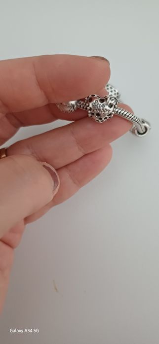 Pulseira Pandora Original + 8 Berloques | Ideal para oferecer a uma Mãe Especial