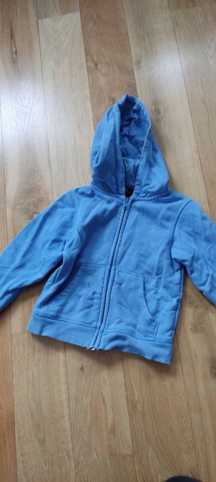 Bluza niebieska hm 98/104 gratis