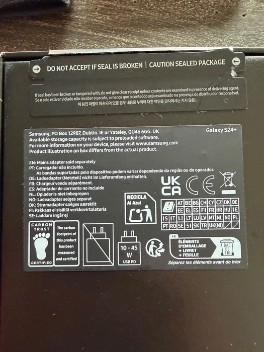 Samsung s24+ 256gb