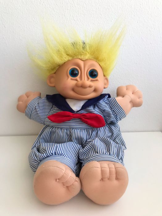 Pluszowa vintage lalka Troll Russ Berrie Kidz Skippy