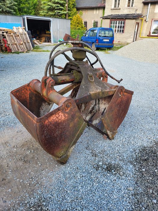 Łyżka chwytakowa hds z rotatorem.