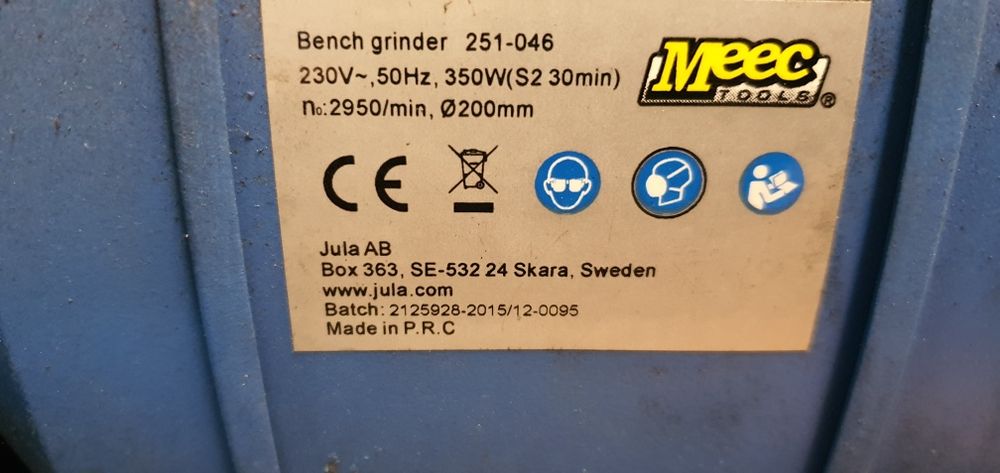 Szlifierka 350watt prawie nowa dwutarczowa