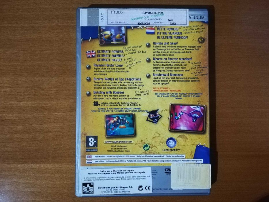 Rayman 3: Hoodlum Havoc [PS2] – Complete64284537016194121