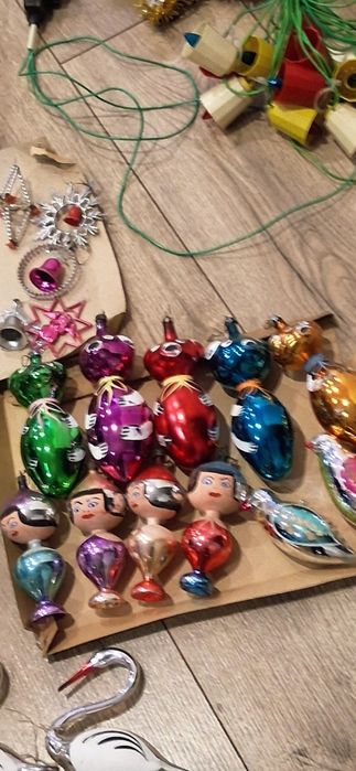 Bombki szklane z czasów prl