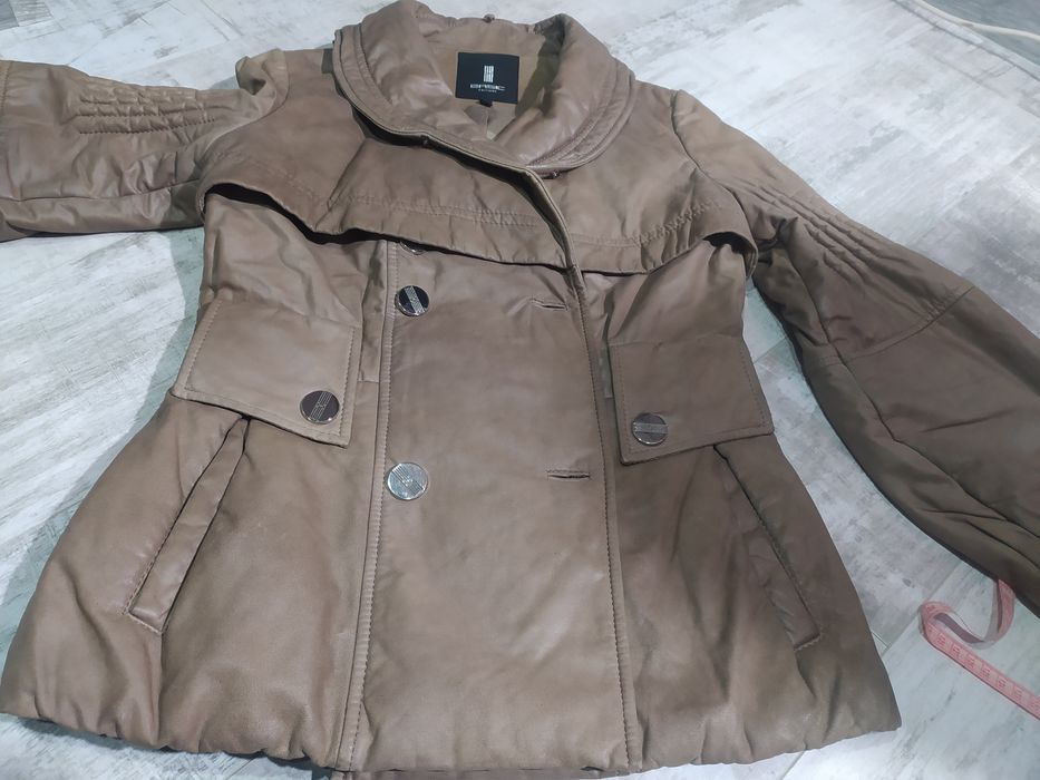 Натуральная кожаная куртка.