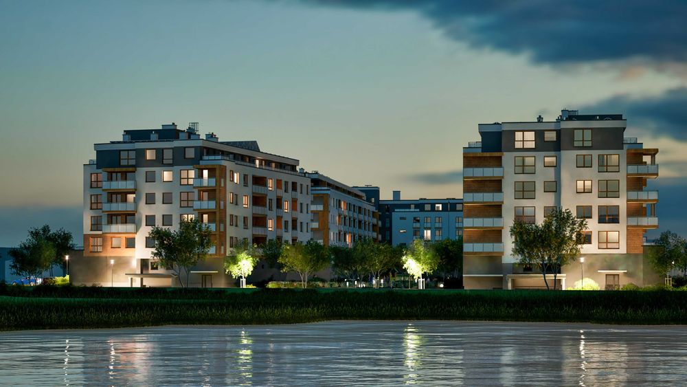 2-pokojowe mieszkanie z widokiem na rzekę – Apartamenty nad Wilgą