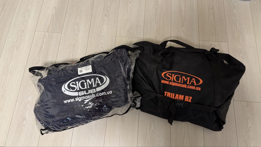 Сухий тріламінатний гідрокостюм SIGMASUB TRILAM HD back zipper