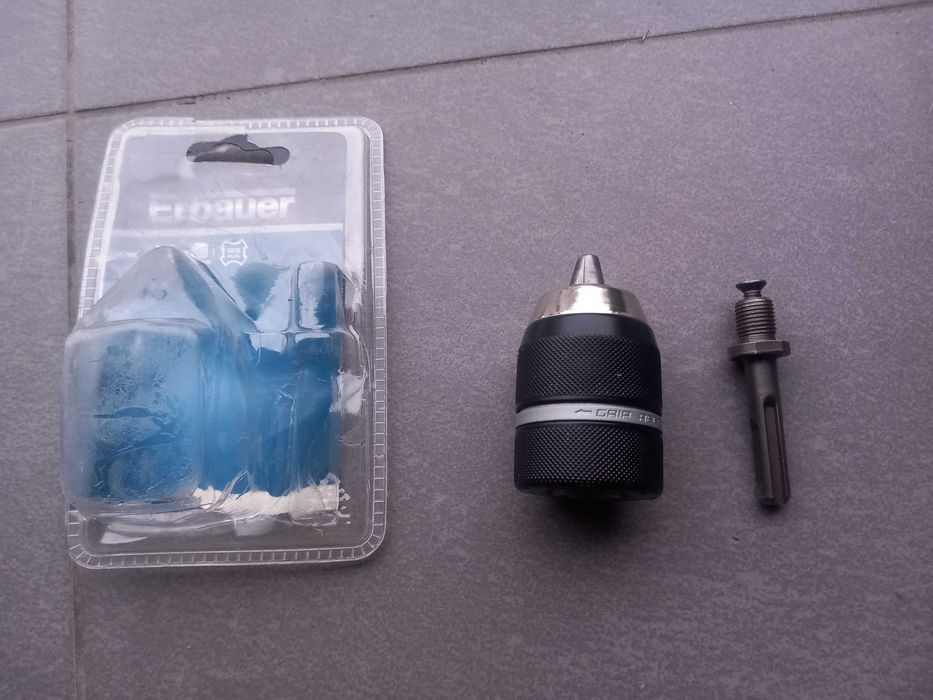 Uchwyt wiertarski 13 mm z adapterem sds plus Erbauer nowy !!