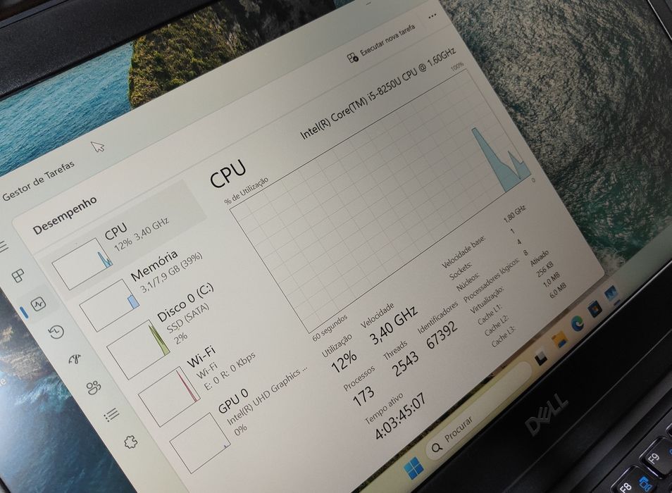 Portátil DELL Latitude 5490 14" i5 8Th 16GB RAM 256GB NVME