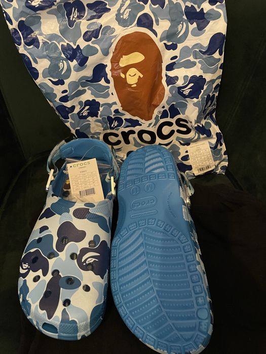 Sprzedam Crocs bape blue r45/46 Nowe