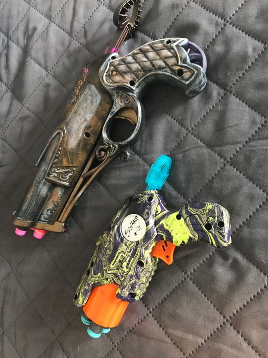 Nerf gun zabawka custom cosplay Rebelle steampunk