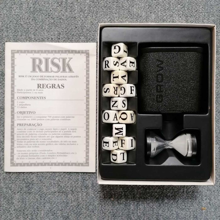 Risk - jogo de palavras com dados