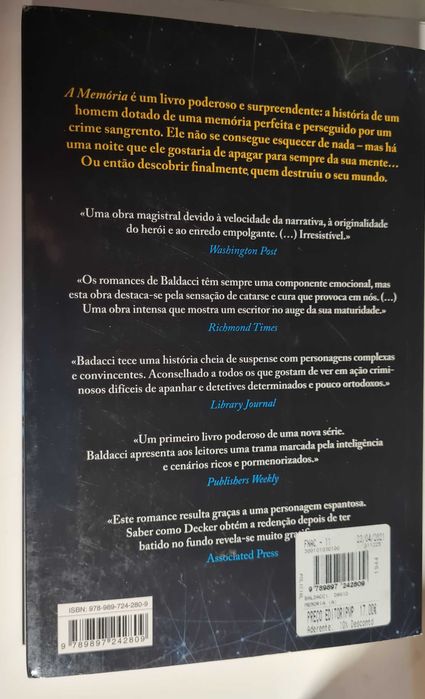 A Memória de David Baldacci