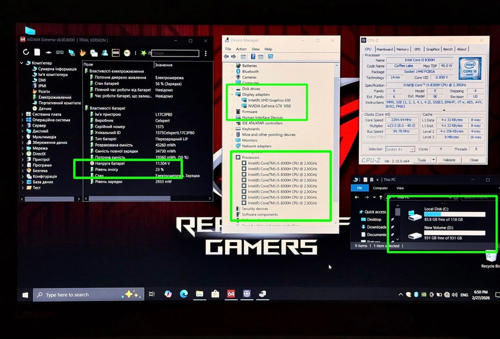 №7‼️ІГРОВА МАШИНА‼️+Подарунок • Nvidia GTX • SSD + HDD • 1 000 GB‼️