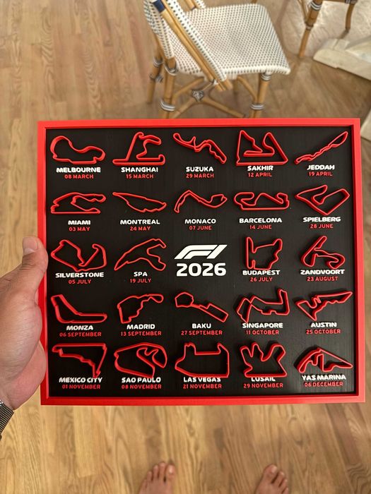 Календар Формули-1 F1 2026 року