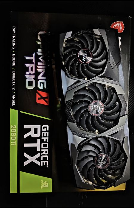 Видеокарта GeForce RTX 2080 Ti 11GB MSI Gaming X Trio ‼️ТЕРМІНОВО‼️