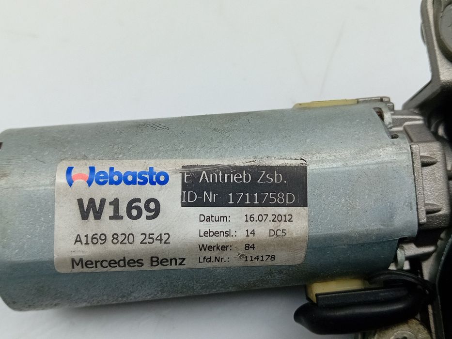 Motor do teto de abrir MERCEDES-BENZ Classe A (W169)