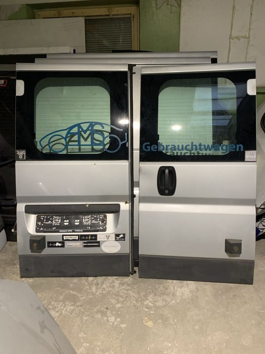 Drzwi tyl tylne z szyba przeszklone Ducato Boxer Jumper H1 KOMPLET