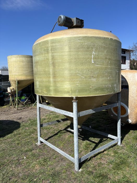 Silos Zbiornik 5000 l Zboże Pelet Pellet Pasza Mieszadło