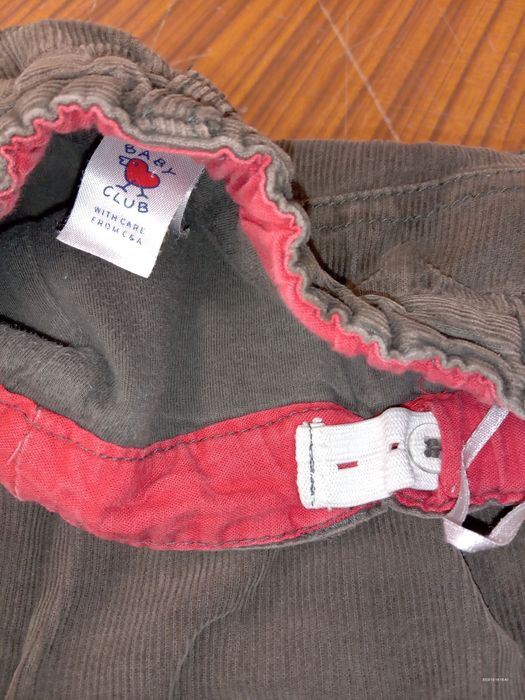 Ocieplane spodnie bluza 86cm