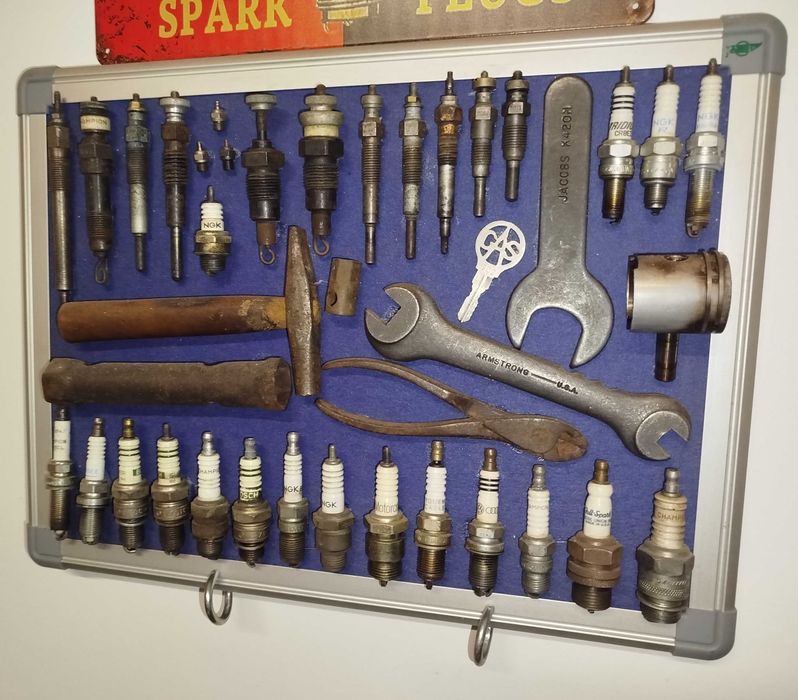 Quadro Automobilia Velas históricas/atuais