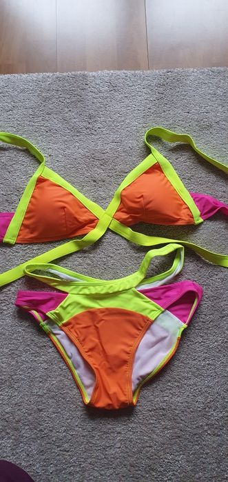 Bikini neonowe jak nowe