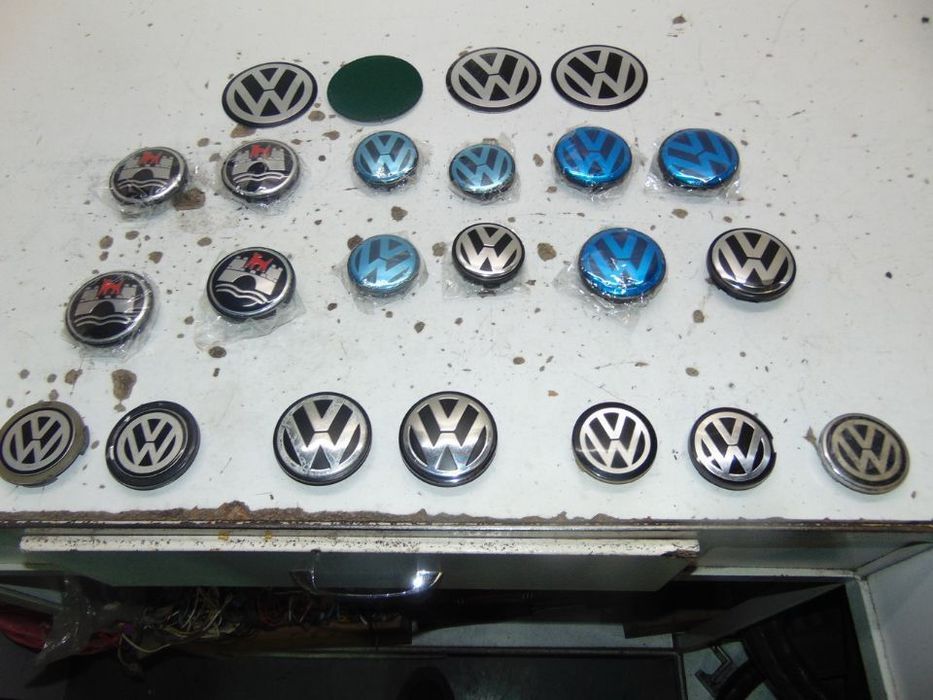 VW centros de jantes novos