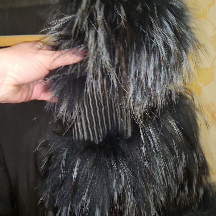 Шубка чорнобурка фасон Шанель