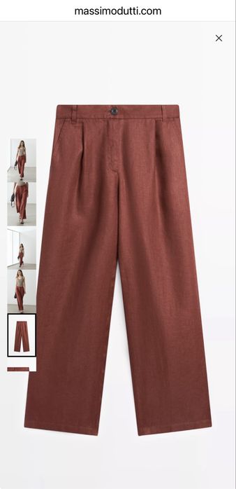 Massimo Dutti Жіночі штани льон
