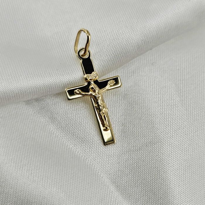 Złota zawieszka KRZYŻYK 0,76g PR.585 14K dł. 2,7cm