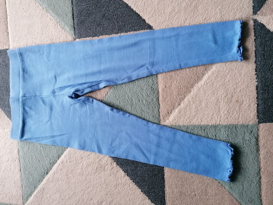 Leginsy Primark niebieskie 122