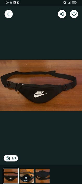 Venho bolsa de cintura da nike