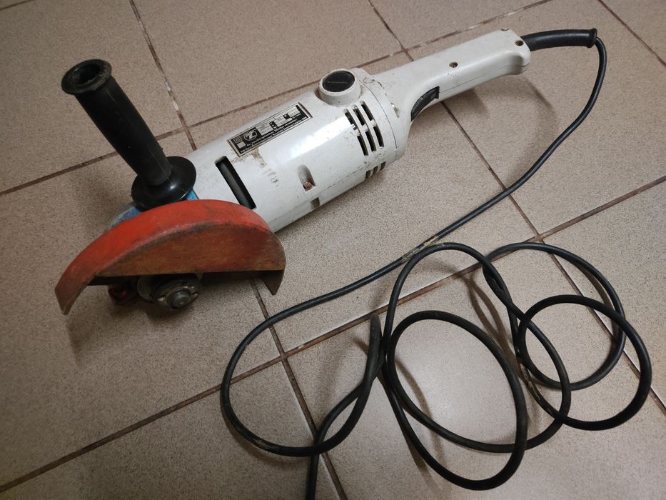 Szlifierka kątowa duża niemiecka DDR jak Bułgaria 1600 W na tarcze 180