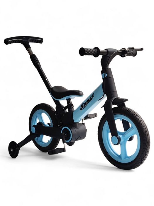 Велосипед беговел 2в1 з батьківськой ручкой