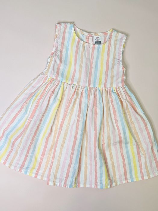 Сарафан у смужку для дівчинки 86-92см
