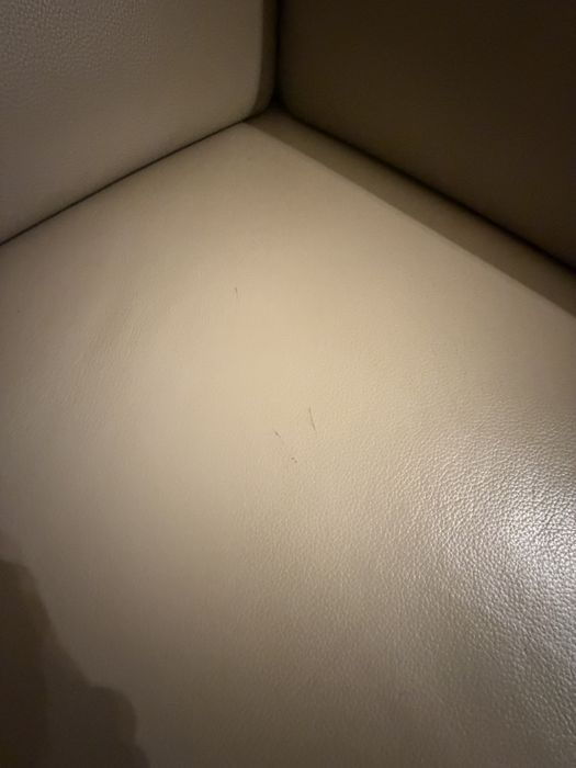 Narożnik skórzany beżowy 270x217