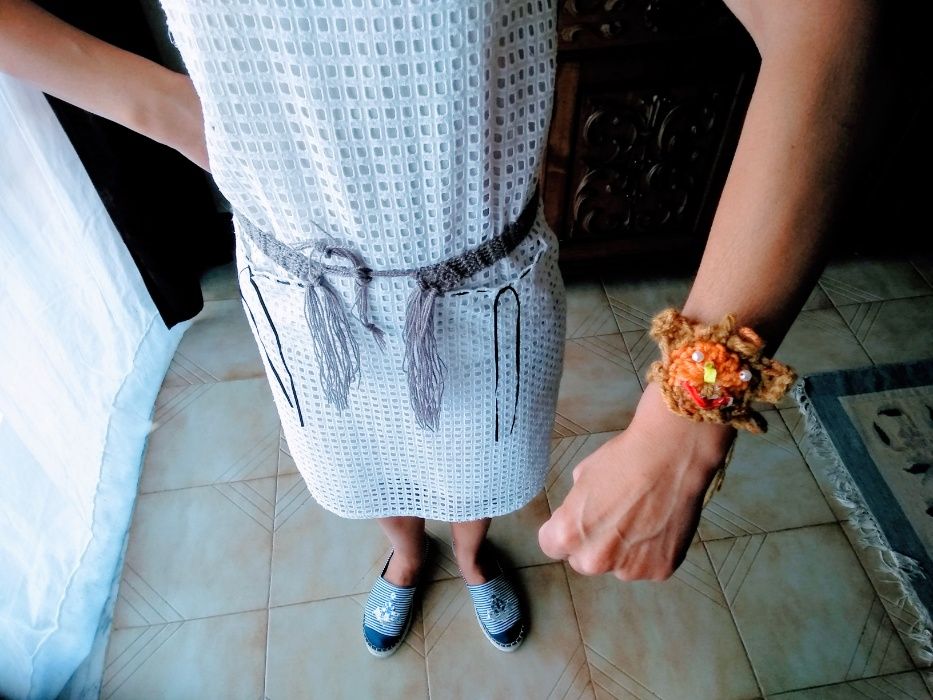 Carteiras para criança em crochet