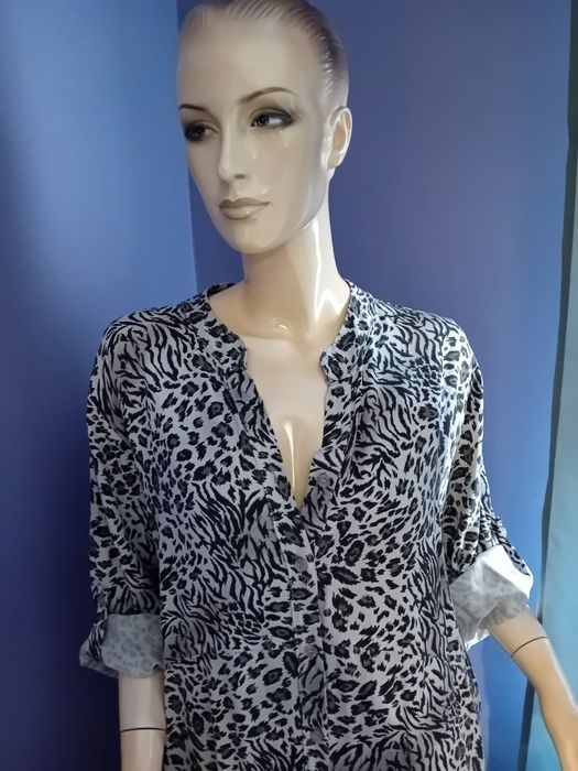 Sukienka panterka/koszulowa roz 46