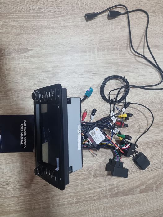 Auto rádio novo.