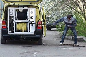Прочистка канализации, промывка труб канализации