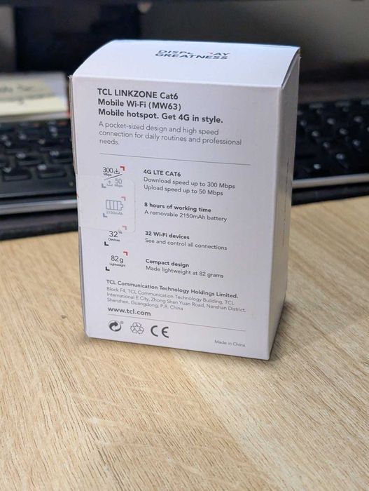 TCL MW63 Modem Router Mobilny LTE 4G CAT6 300 Mbps NOWY