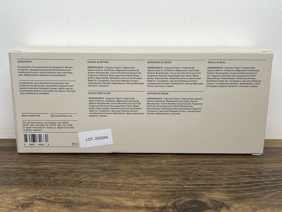 SALT & STONE Mini Deodorant Discovery Set — оригінал, новий