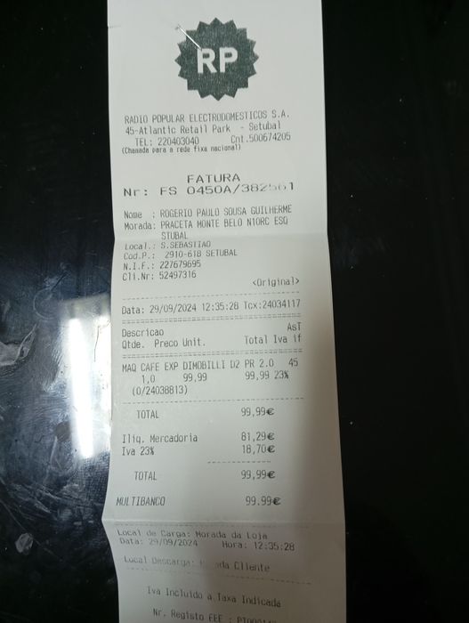 Máquina de café semi-nova Marca: DIMOBILLI
