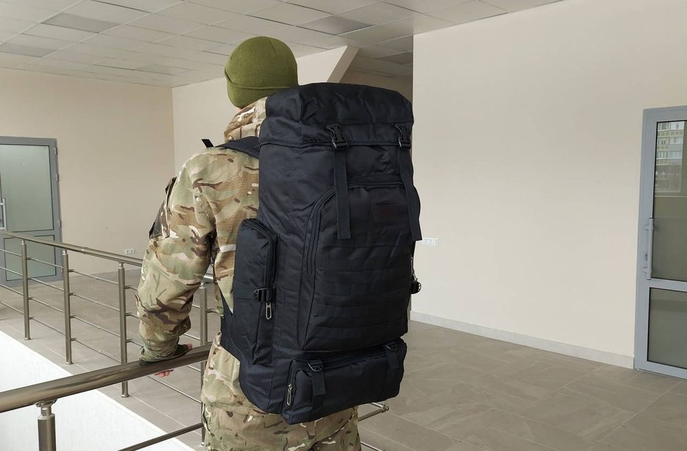 Рюкзак тактичний 70 л Військовий рюкзак Зсу Туристичний похідний баул