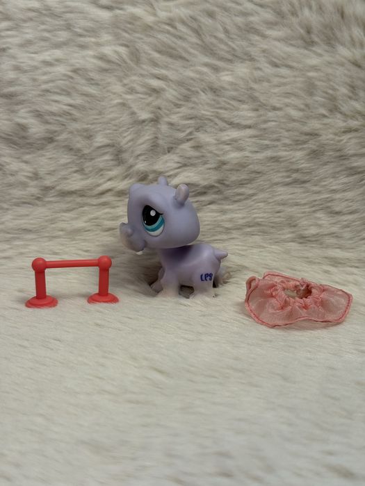 Figurka HIPOPOTAM #986 Littlest Pet Shop LPS Hasbro