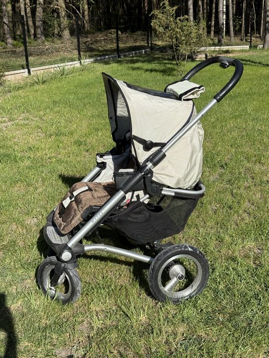 Duży zestaw Wózek, Fotelik Mutsy 4Rider, Joey Silver 5 w 1 ISOFIX